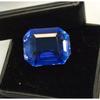 Natural Blue Sapphire Emerald Cut 11-12 Ct Beautiful Certified Loose Gemstone