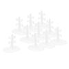 10pcs Plastic Transparent 12" Doll Stand Display Action Figure Show Leg Holder for 30cm Dolls,