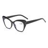 Cat Eye Reading Glasses for Women Fashionable Trendy Prescription Eyewear Anti Blue Light hyperopia Correction Eyeglass +1+1.5+2