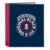 4-ring Binder - Blackfit8 - 27x6x33 Cm - Navy Blue - Hard Cover - Wide Spine 60 Mm