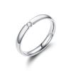 2026 Stainless Steel Ring with Zirconia for Men And Women Wedding Engagement
