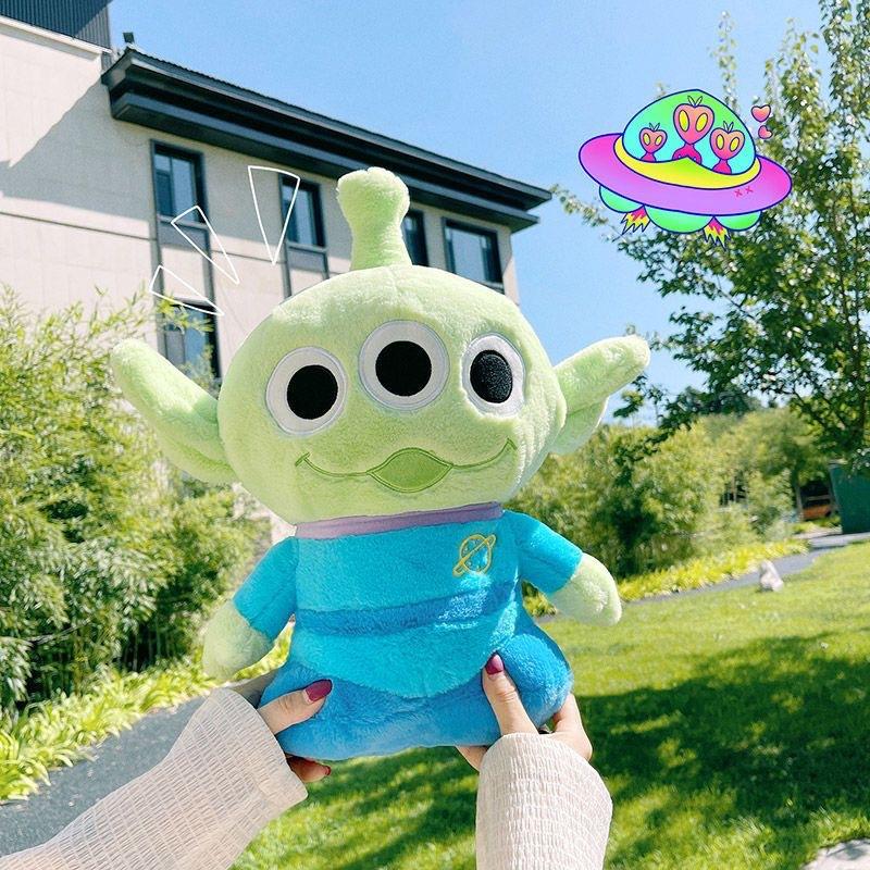 12 20cm Cute Three Eyed Monster Plush Toy Cartoon Alien Stuffed Doll Room Decor Gift