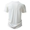 Men's Henley Collar T Shirts Summer Casual Solid Color Short Sleeve T Shirt  High Quality Tops