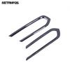 For Toyota Sienna - 2024 2025 Carbon Fiber Front Fog Light Lamp Cover Trim Foglight Eyelid Eyebrow Trim Car Accessories