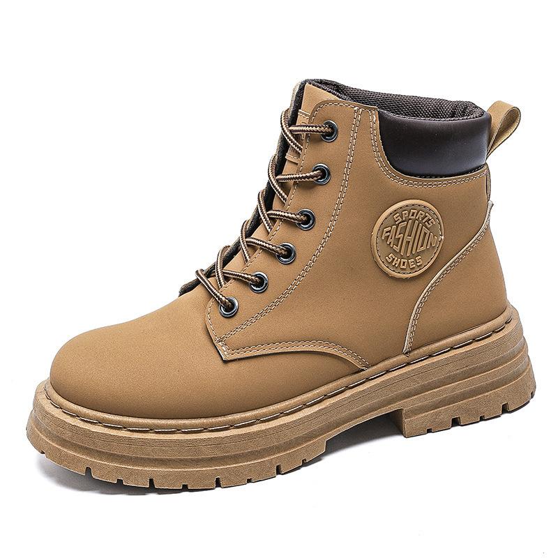 High-top Martin boots autumn new British style short boots thick-soled casual snow boots