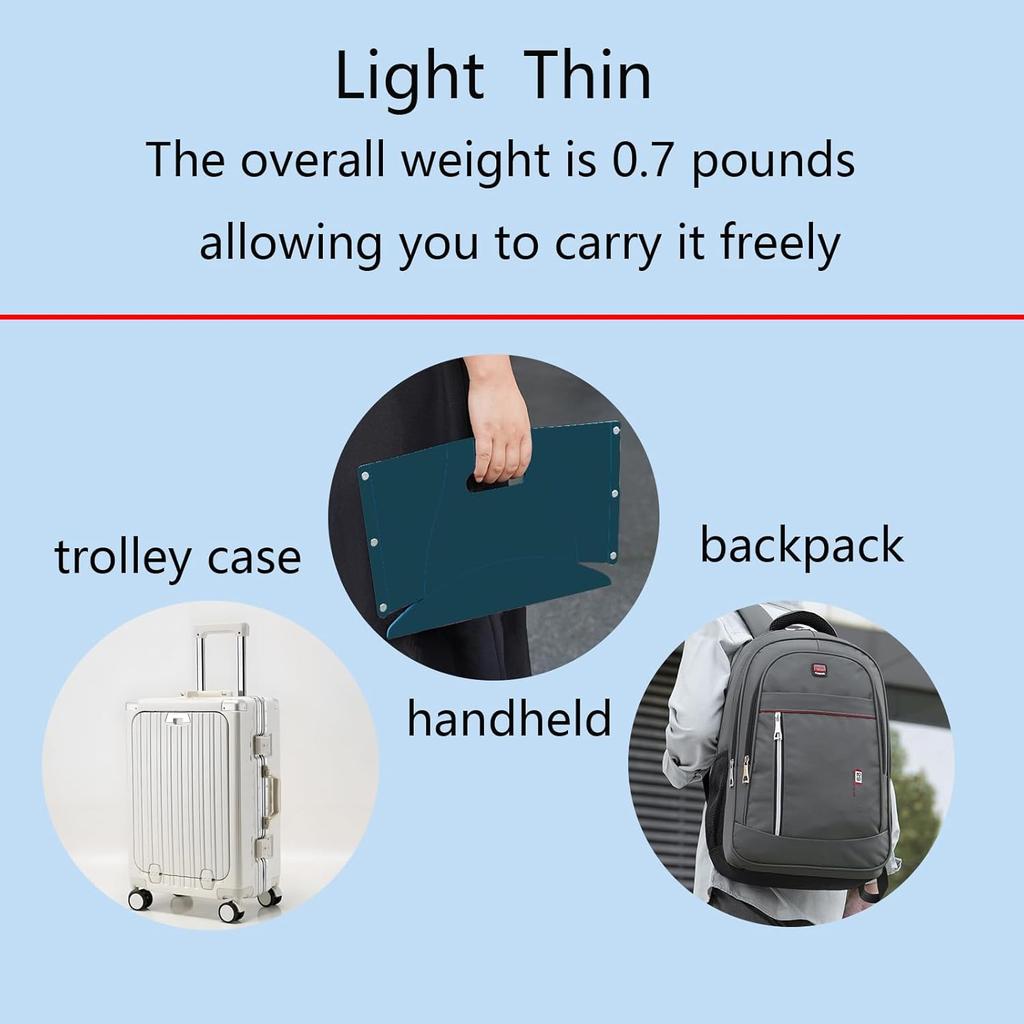 Travel Foot Rest for Airplane,Airplane Foot Rest,Portable Folding Under Desk Foot Stool,Relieves Back & Knee Pain,Comfortable for Long