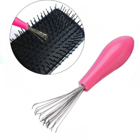 

Мини-универсальная расческа, щетка для чистки, ручка для удаления волос, встроенный инструмент для волос