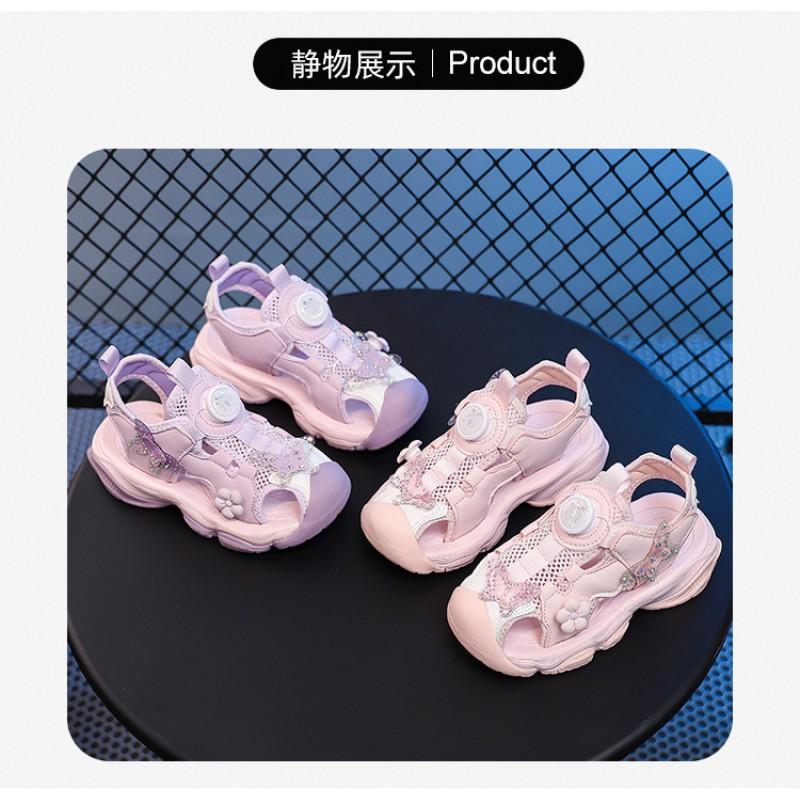 Babdog Girls 'sandals New Style Little Girl Princess Shoes Children's Lightweight Anti-slip Sports Sandals