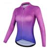 Schnelltrocknende Mountainbike-Trikots Herbst Frühling Atmungsaktives Damen-Radtrikot Langarm-Radtrikot