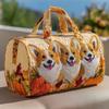 Puppy Series 4 Women's Yoga Travel Handbag with 3D Digital Print