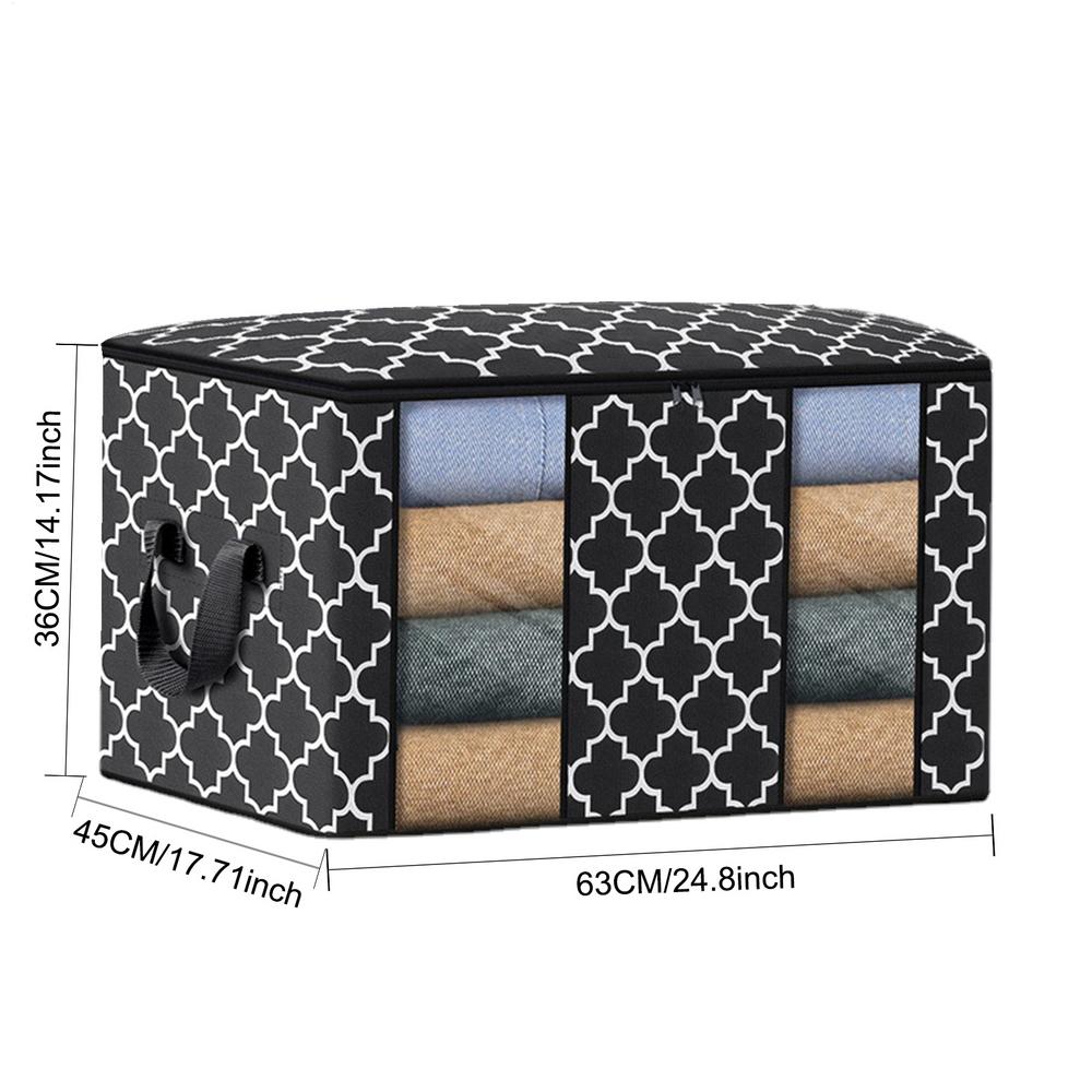 Large Capacity Clothes Storage Bag Foldable Blanket Storage Containers for Organizing Bedroom Closet