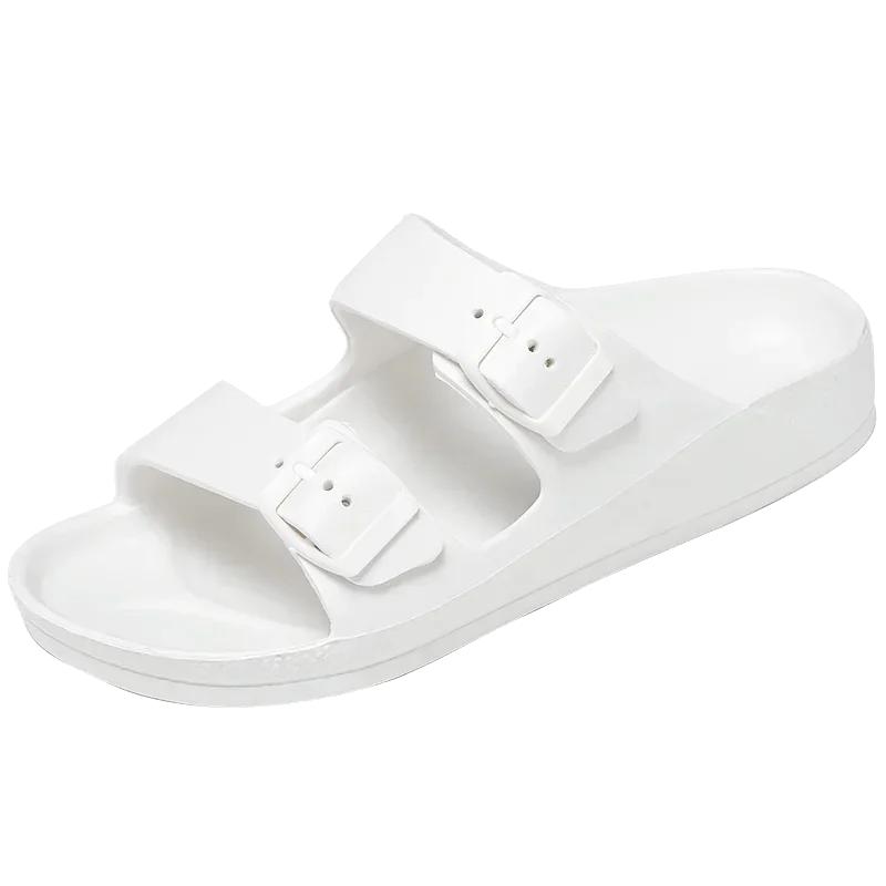 Fashion Summer Women Slippers Lightweight Comfortable White Flats Flip Flops Ladies Sandals Casual Mens Shoes