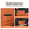 Leather Auto Door Storage Box Large Capacity Paper Napkin Organizer  Car Supplies