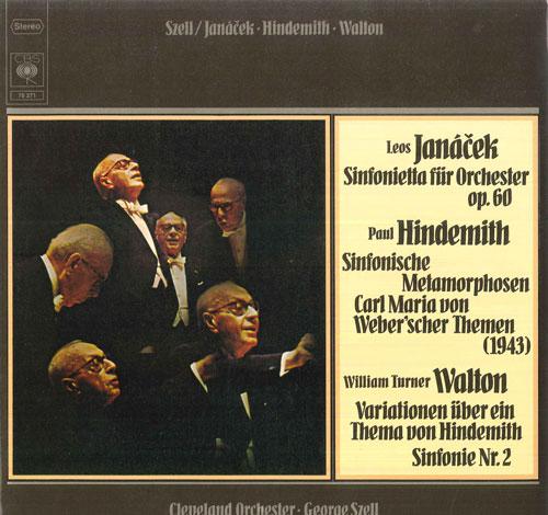 

LP Record GEORGE SZELL, CLEVELAND ORCHESTER - Janacek Sinfonietta Fur Orchester, 78271 CBS Germany Classical Used