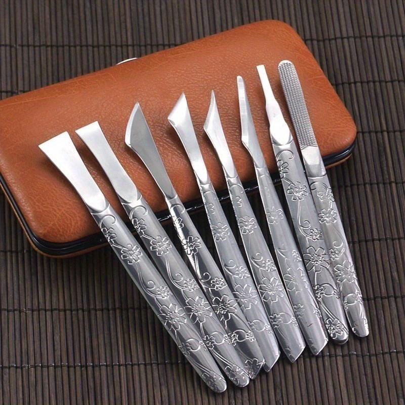 

Professional Pedicure Tools Set Manicure Knife Kit Stainless Steel Toe Pedicure Knife Nail Clipper Feet Scraper Dead Skin Remove