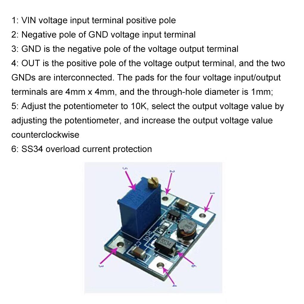 Boost Boost Converter With High Current Output Up To 31V Suitable For DIY Kit DC-DC SX1308 Step-UP