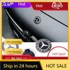 Nový 2025 Pro auto Mercedes Benz Kovový Plochý Znak na Kapotu 57mm Přední Znak Logo Pro Mercedes Benz AMG W212 W213 W205 W177 W247 W176