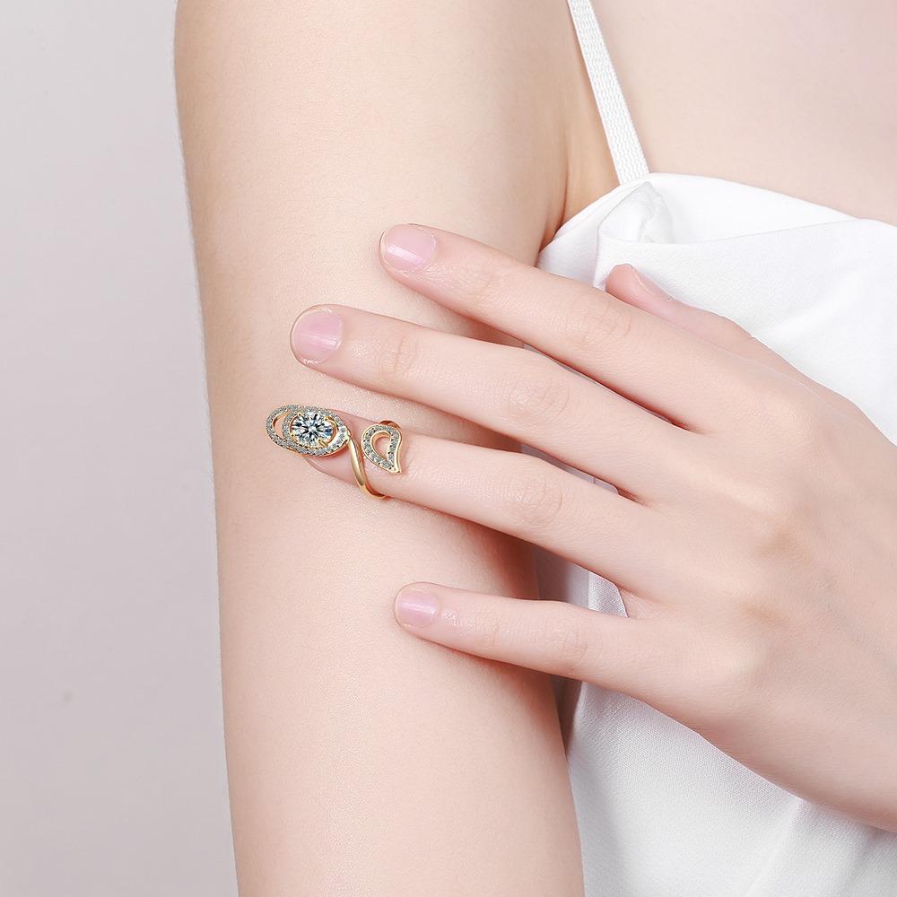 BELLA BOX Fashion Open Nail Ring Jewelry Wedding Party Wholesale Gift