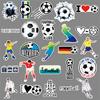 50 Waterproof Cartoon Football Graffiti Stickers for Phone & Suitcase