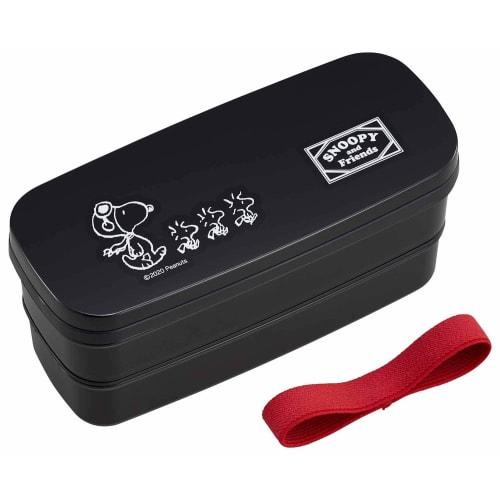 OSK Two-Tier Snoopy Lunch Box (Black) PW-28K