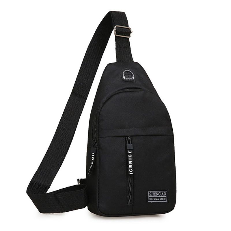 Chest Bag Men's One Shoulder Crossbody Bag Mini Simple Sling Bags Outdoor Sport Messenger Bags Daily Small Shoulder Bag for Men
