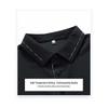 DELHUI Men's Ice Silk Breathable Polo Shirt