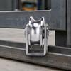 Stainless Steel Sliding Roller Grooved with Metal Bracket Smooth Rolling Door