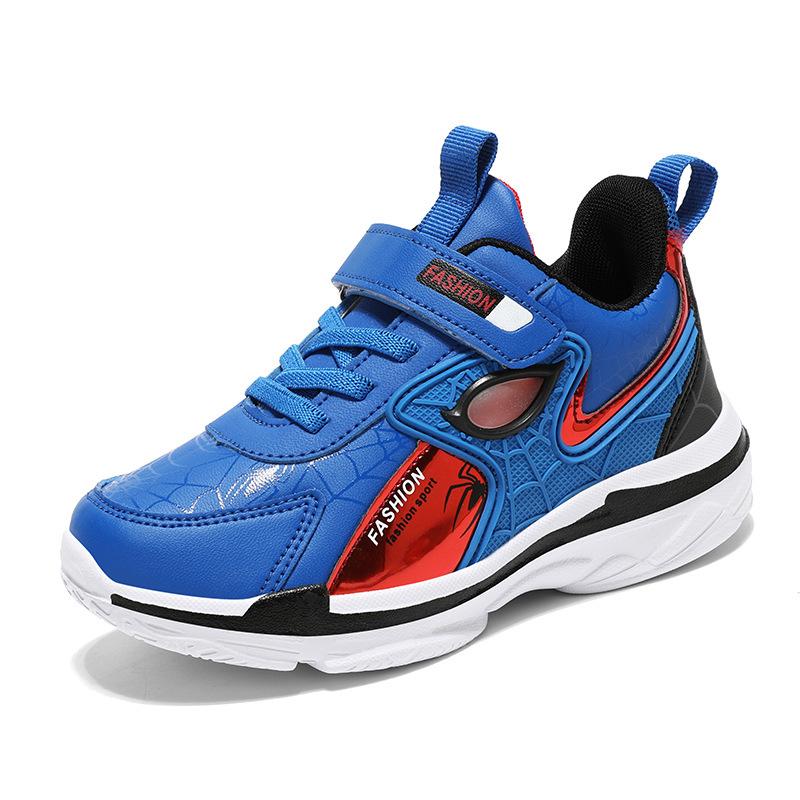 Boys' Leather Running Shoes - Spring/Autumn, Durable, Lightweight for Primary School Students