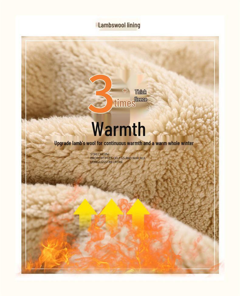 Plus Size Women's Thick Velvet Fleece Sweatpants - Winter Warm, Casual Sports Pants (Up to 200 Jin)