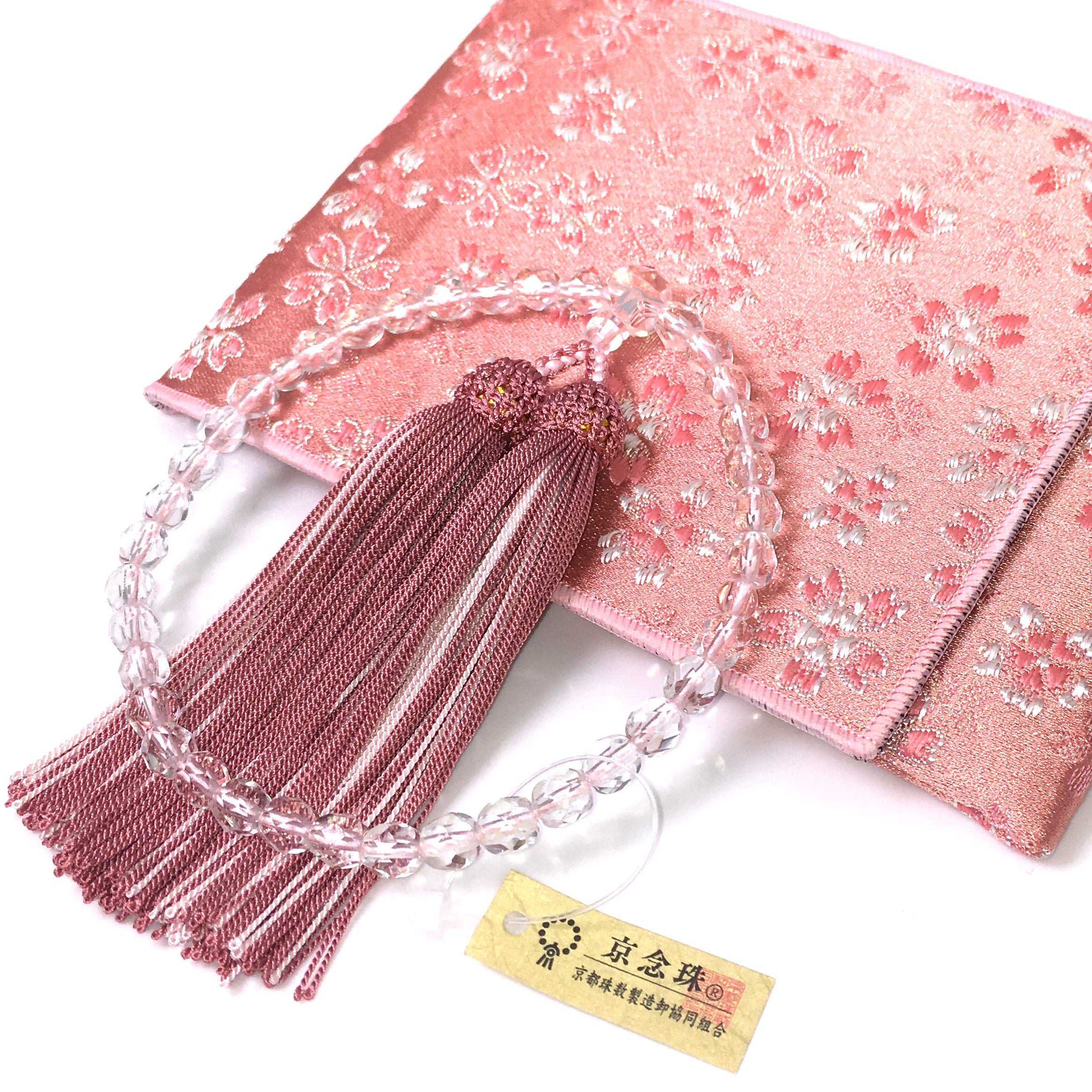 Urushi Product Prayer Beads Luxury Prayer Bead Cut Glass Prayer Beads Suitable for All Sects Kyoto Prayer Bead Manufacturing Wholesaler Association