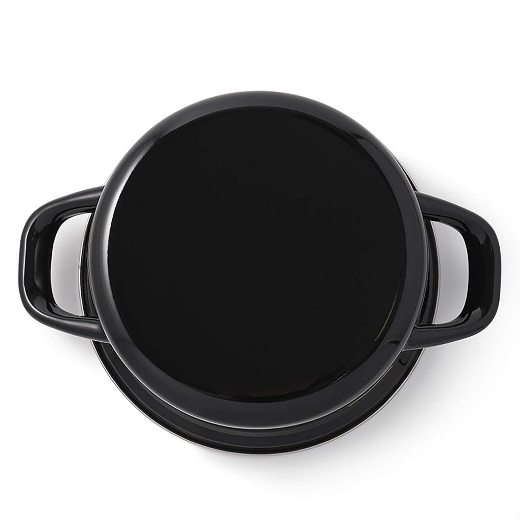 DEAN DELUCA Casserole Black & Large, (18cm)