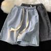 Herren-Wasch-Denim-Shorts mit Used-Look - Amerikanischer Retro-Stil, lockere Passform, mittellang, lässiger Sommerstil