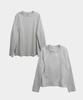 Liomeu Contrast Cut Long Sleeve Tee_Gray : Radiant079