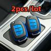 2pcs/lot Car Key Fob Case Cover for Nissan 2023 2024 Pathfinder Rogue Kicks Remote Key Smart Keyless Fob Protectors