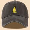 Banana Pattern Fun Printed Baseball Cap, Comfortable and Breathable Peaked Cap, Fashionable and Casual