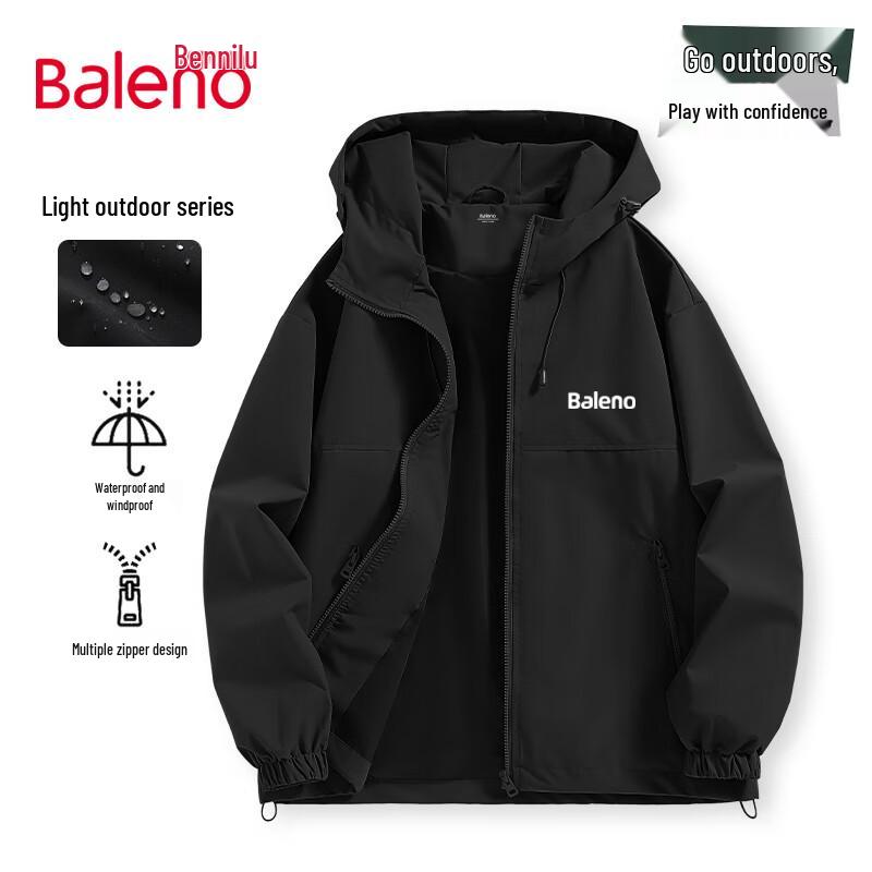 Baleno Men's Waterproof Outdoor Hooded Jacket