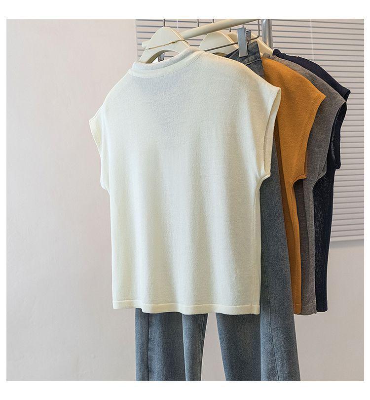 Plus Size Korean Style Patchwork Short Sleeve Women's Summer Slimming T-Shirt