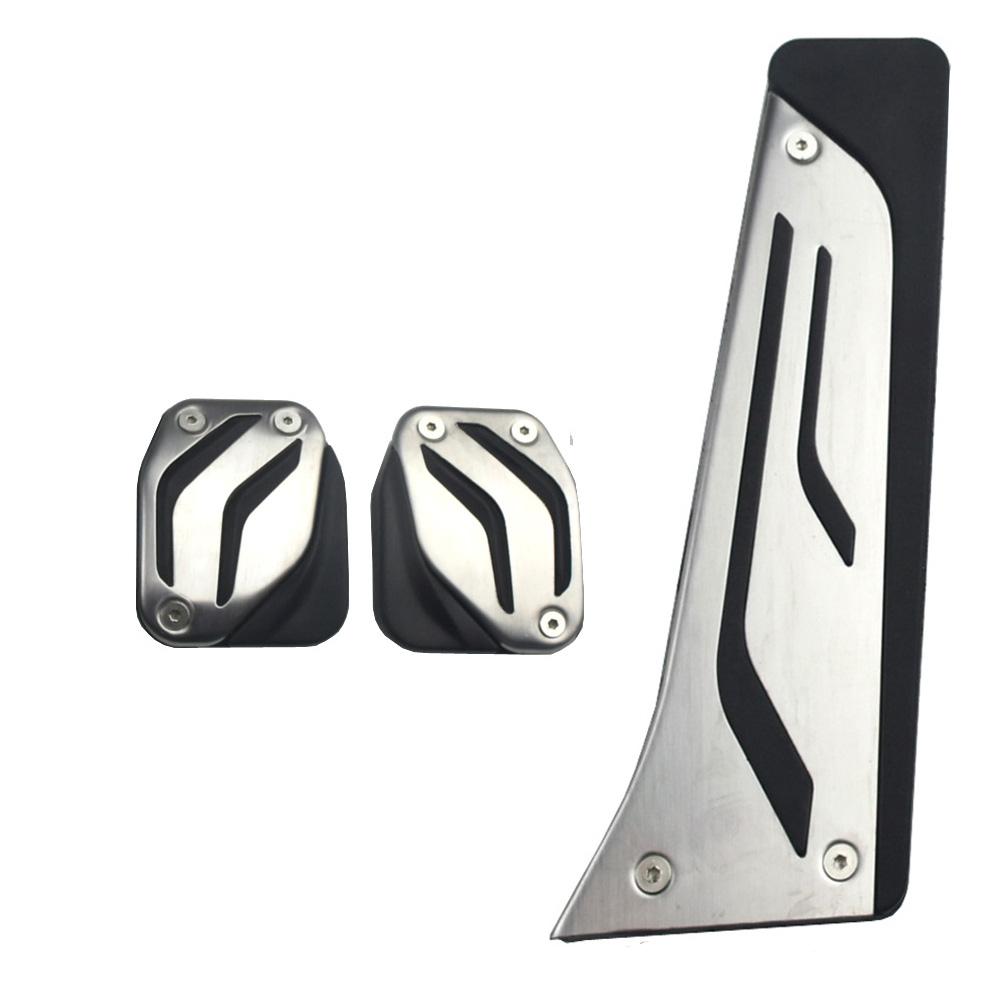 Accelerator Brake Footrest Pad Aluminum Alloy Pedal For BMW 5 6 7 Series F01 F02 F06 F10 520d 520i 525d 528i 530d 530i