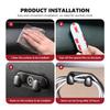 For Benz Zinc Alloy Car Hook Indoor Wall Hanger Sticker Hook Storage Accessories AMG W213 W124 W108 W126 Exclusive W204 W222 RI8
