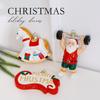 2025 New Christmas Ornaments Set Santa Claus & Novelty Ball Hanging Pendants for Xmas Tree Decor Home Party Decoration