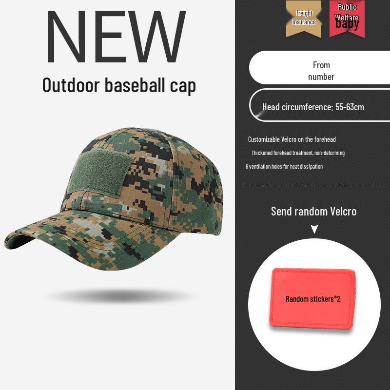 Men's Tactical Baseball Cap - Military & Cycling Visor Hat, Breathable Fabric, Adjustable Fit.
