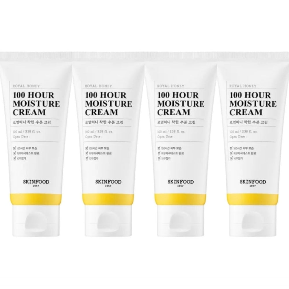 SKINFOOD Royal Honey 100 Hour Moisture Cream 100ml*1Pc/2Pcs/3Pcs/4Pcs