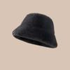 New Autumn And Winter Plush Warm Ear-Protecting Face-Slimming Fisherman Hat Stylish And Versatile Bucket Hat