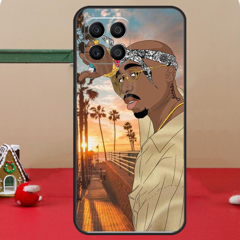 2Pac Hip Hop Singer Case For Honor Magic 7 Lite 6 8 Pro Honor 400 200 70 90 X8c X8b X9a X9b X9c X9d Win RT Cover