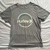 Hurley Gray Graphic Logo L Men's Crew Neck Short Sleeve T-Shirt