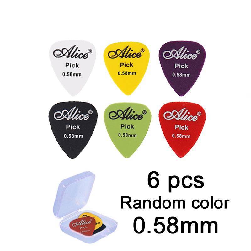 Gitaarplectrums met Opbergdoosje ABS Plectrums voor Elektrische Akoestische Gitaar 6 Dikte Gitaar Plectrum Accessoires