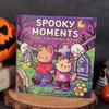 Spooky Moments: Vol. 2 Coloring Book for Adults and Teens Featuring Lovely Creepy Creatures in Cozy Moments for Relaxation