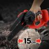 Aoresac Portable 6-inch Electric Chainsaw 550W Cordless Chainsaw with A Detachable 2000mAh Li Battery