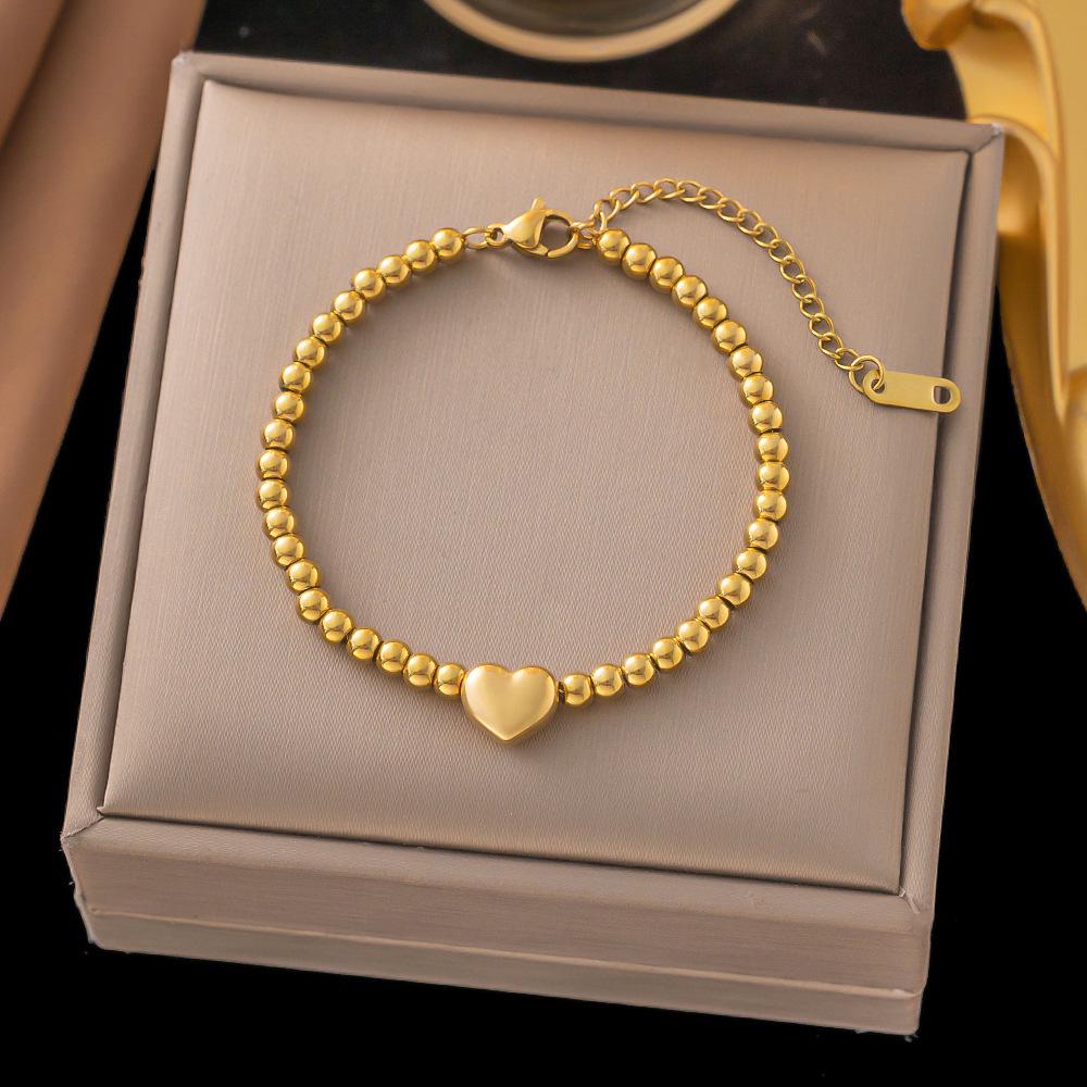 Preferred Bracelet 2: Qi Yun Fashionable Stainless Steel Cross Bracelet - Trendy, Statement, Light Luxury Jewelry.