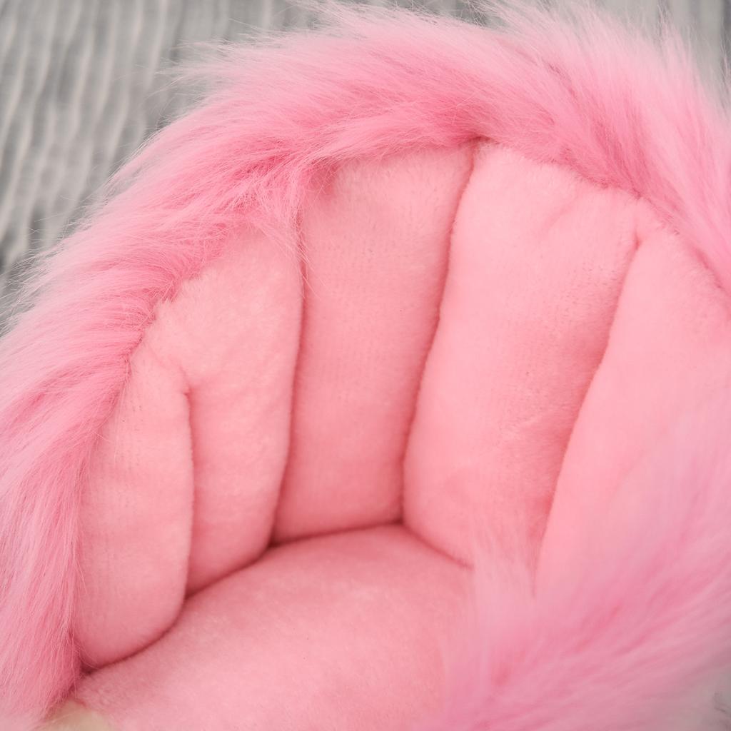 Schaukelpferd Schaukeltier mit Soundeffekt, Griffige Griffe, Plüsch Schaukeltier für Babys Schaukelsitz für Kleinkinder 1,5-3 Monate